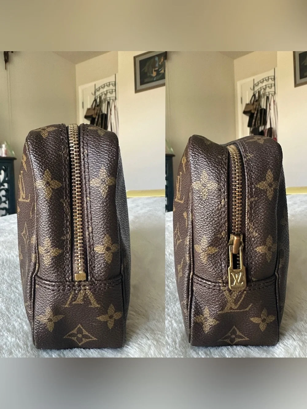 Louis Vuitton Monogram Trousse 23 Accessory Pouch.